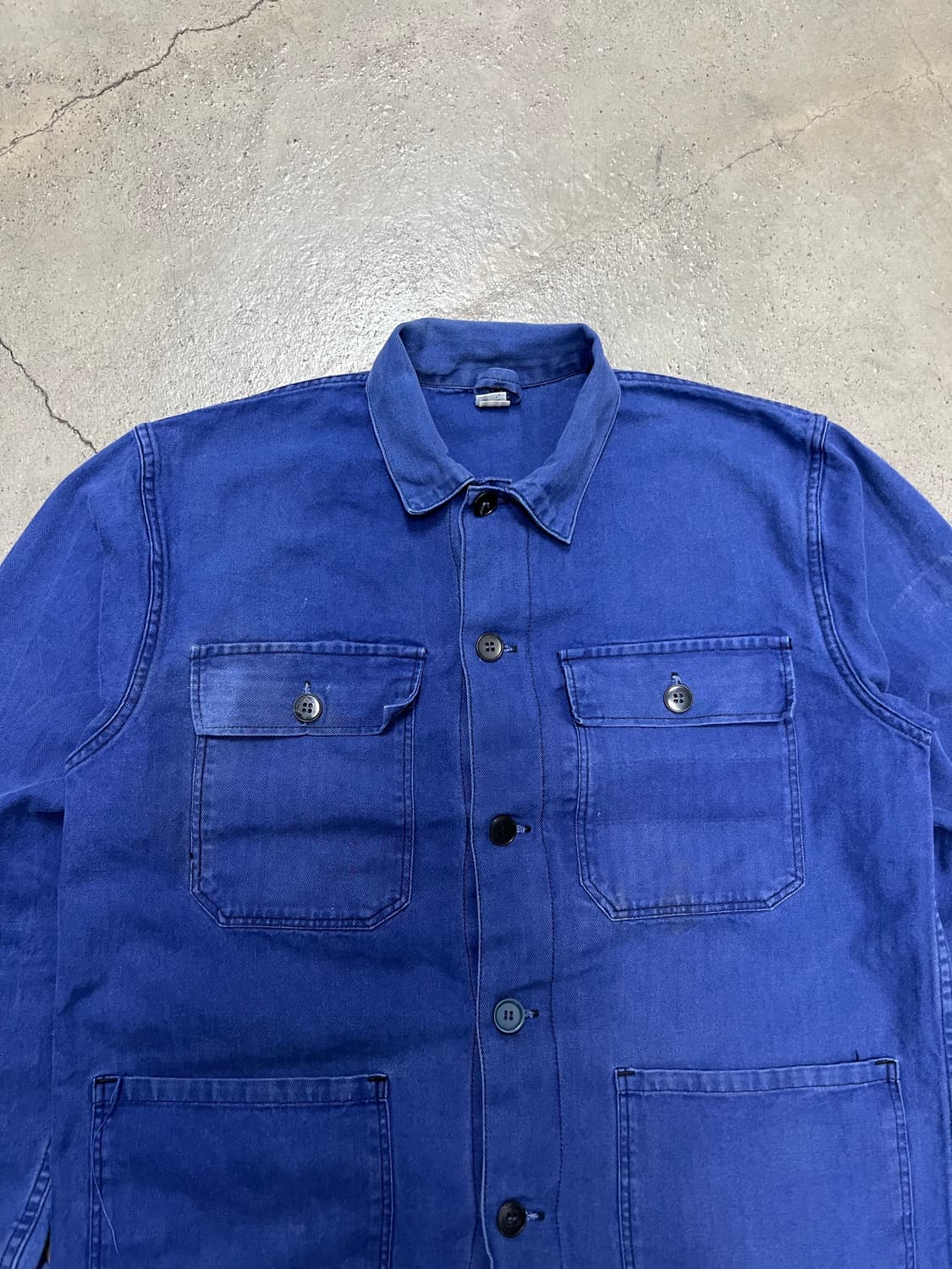 FADED BLUE VINTAGE HBT 헤링본트윌코튼 프렌치워크자켓 상품이미지4