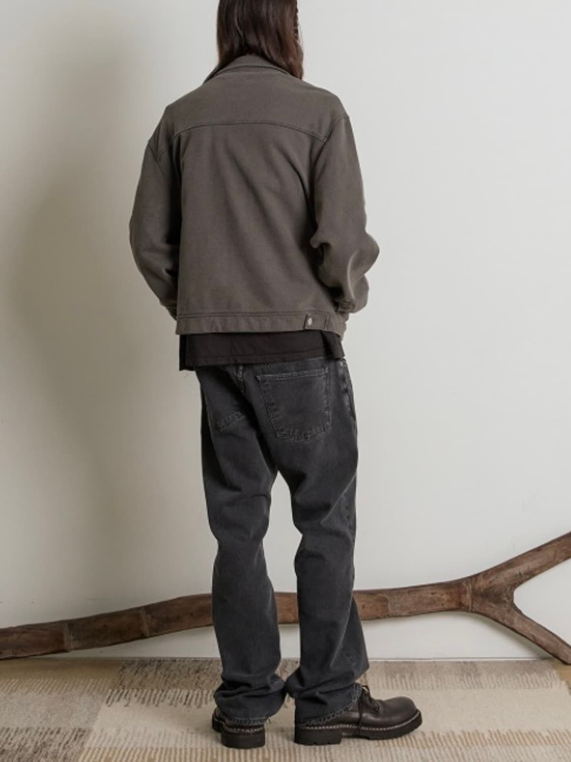 8division 세미 플레어핏 데님 흑청 상품이미지5