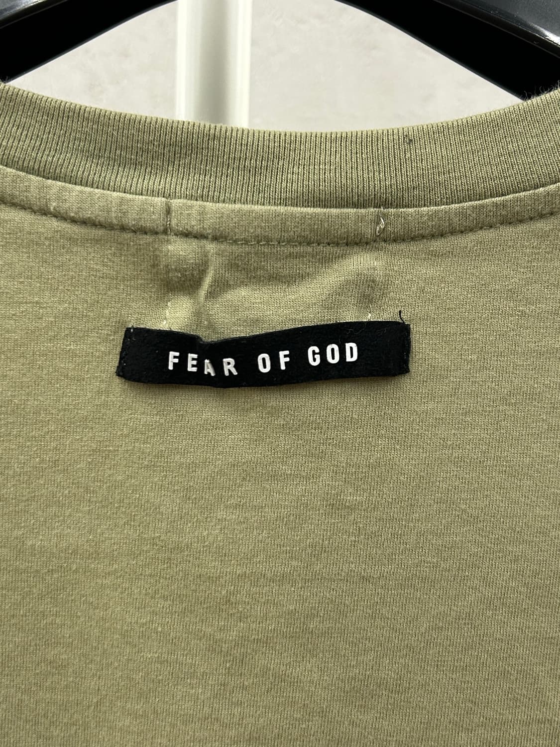 Fear of God FG 반팔 티셔츠 카키 상품이미지4