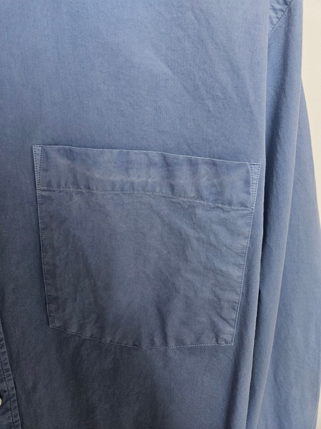 [48] 퍼스트플로어 다이드클래식 셔츠 삭스블루 상품이미지2