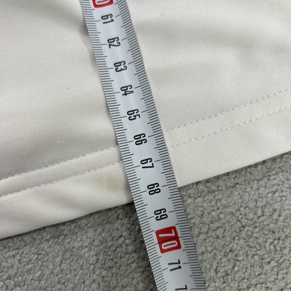 엄브로 화이트/레드 집업 트랙탑 m 상품이미지5