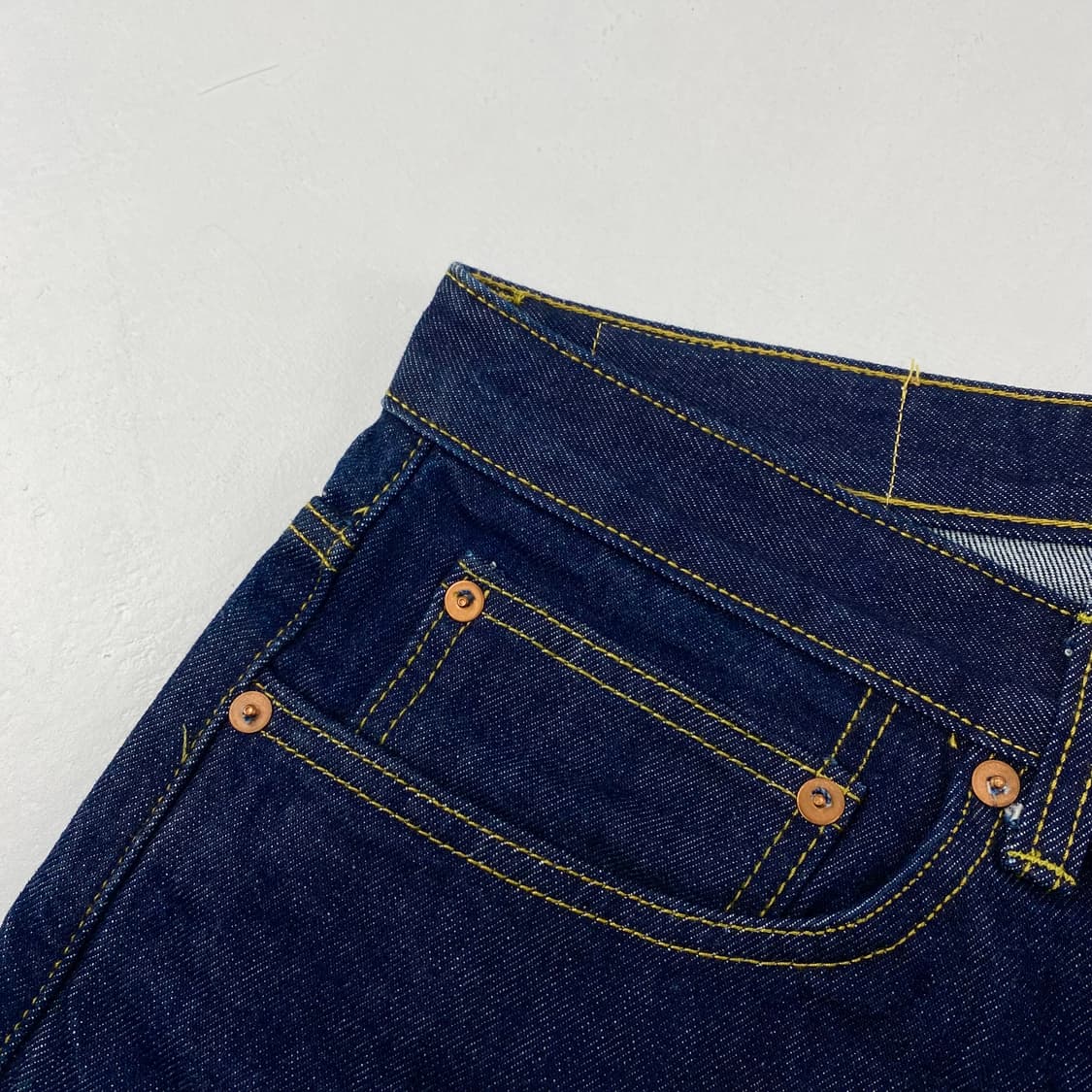 아웃스탠딩 스티치 셀비지 데님 진 (34) 상품이미지6