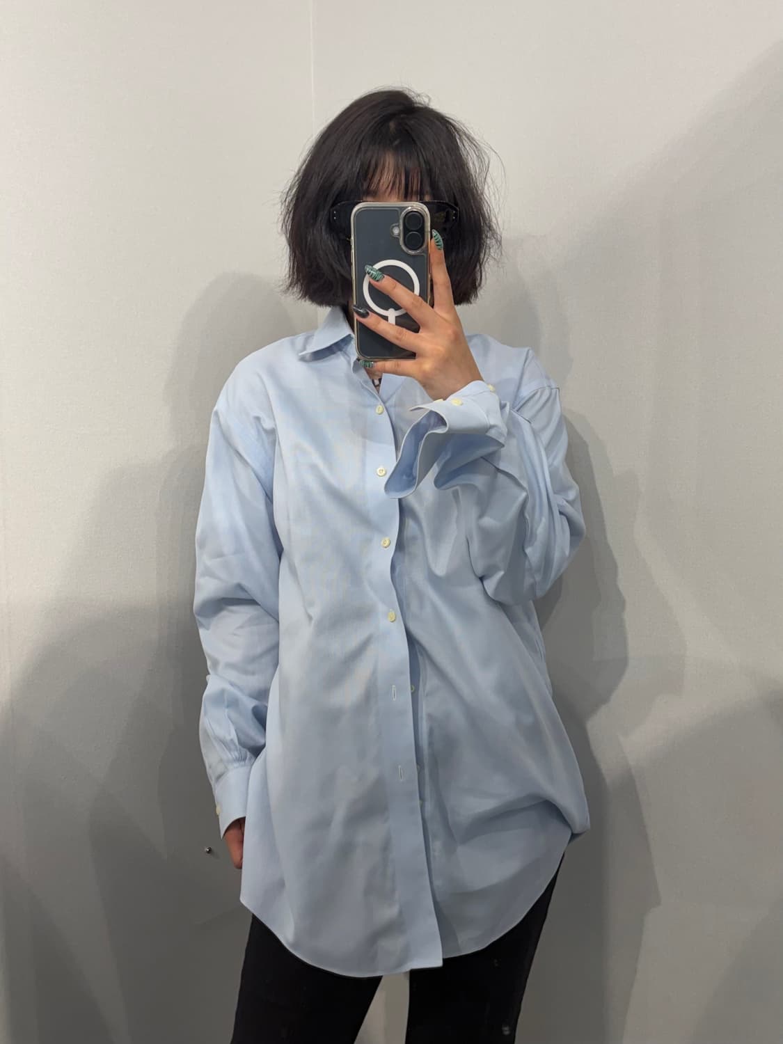 XL 브룩스 브라더스 346 논아이론 슬림 핏 셔츠 상품이미지1