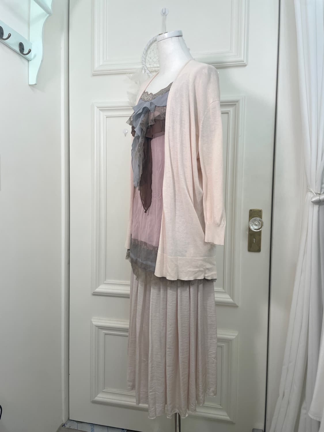 sheer pink fairy lace 3pcs set 상품이미지2