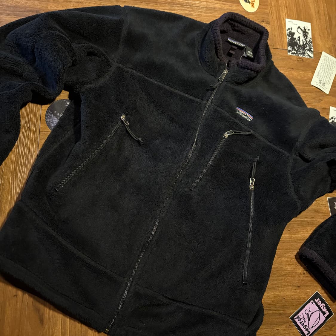 USA MADE PATAGONIA R4 플리스 자켓 블랙 상품이미지7