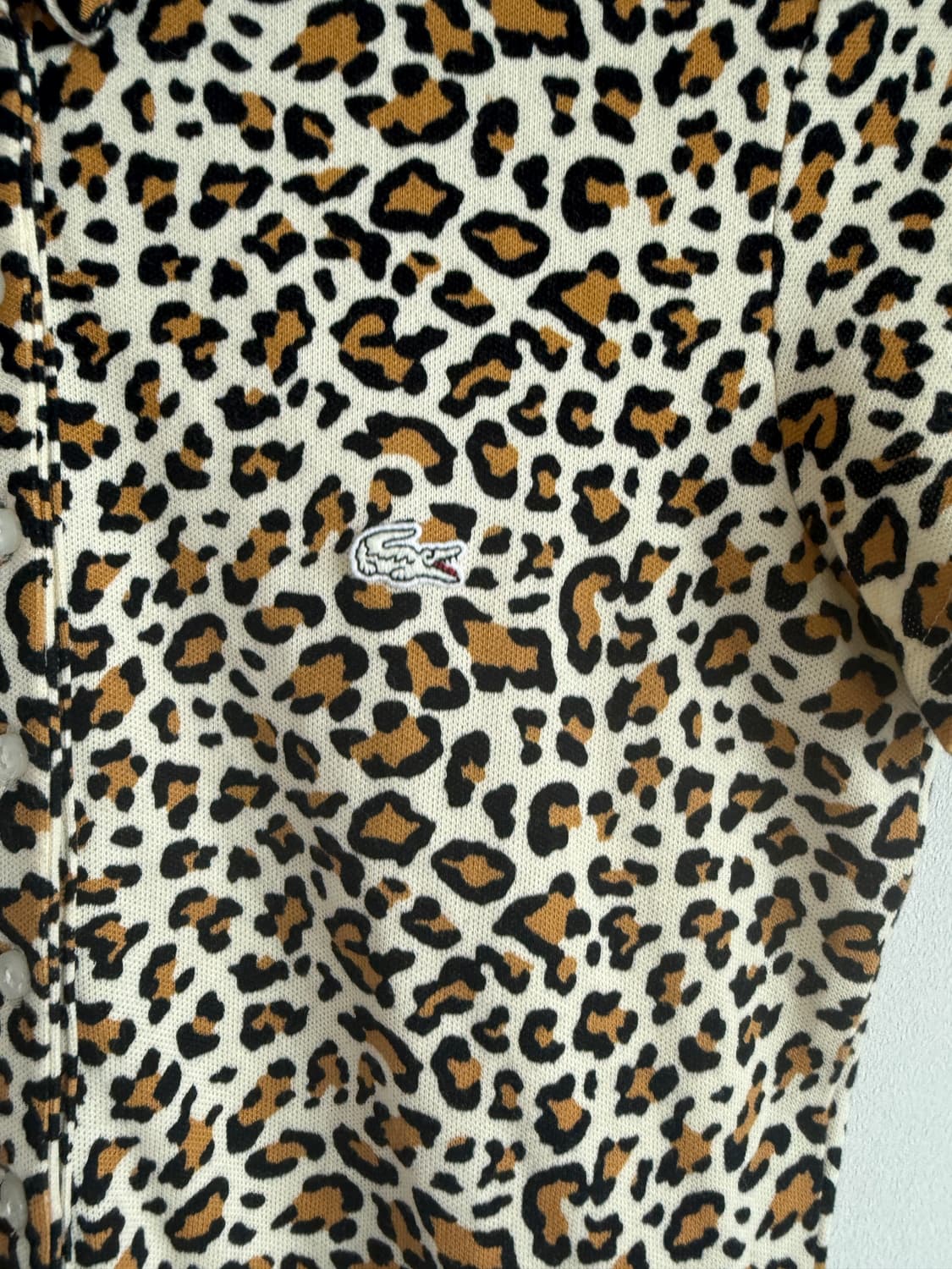 라코스테(LACOSTE) 레오파드 카라 원피스 상품이미지3