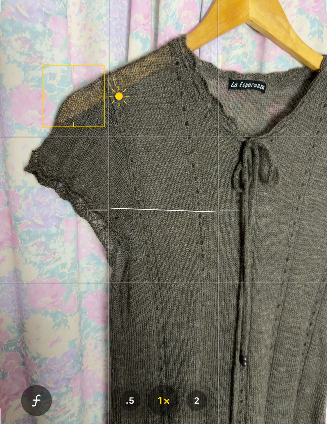 애쉬 브라운 반소매 니트  상품이미지10