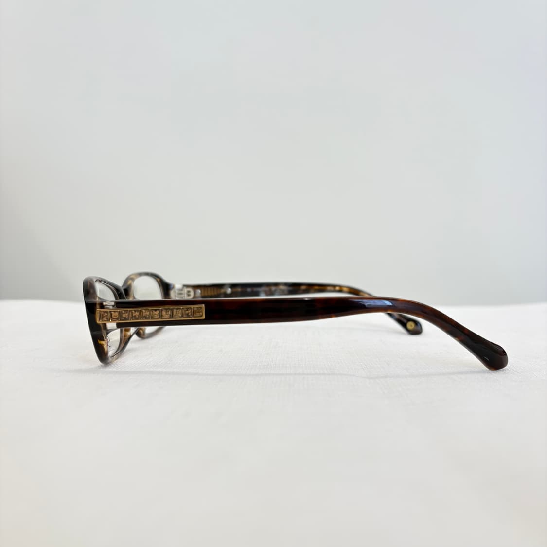 VENETIAN 브라운 스퀘어 빈티지 뿔테 상품이미지4
