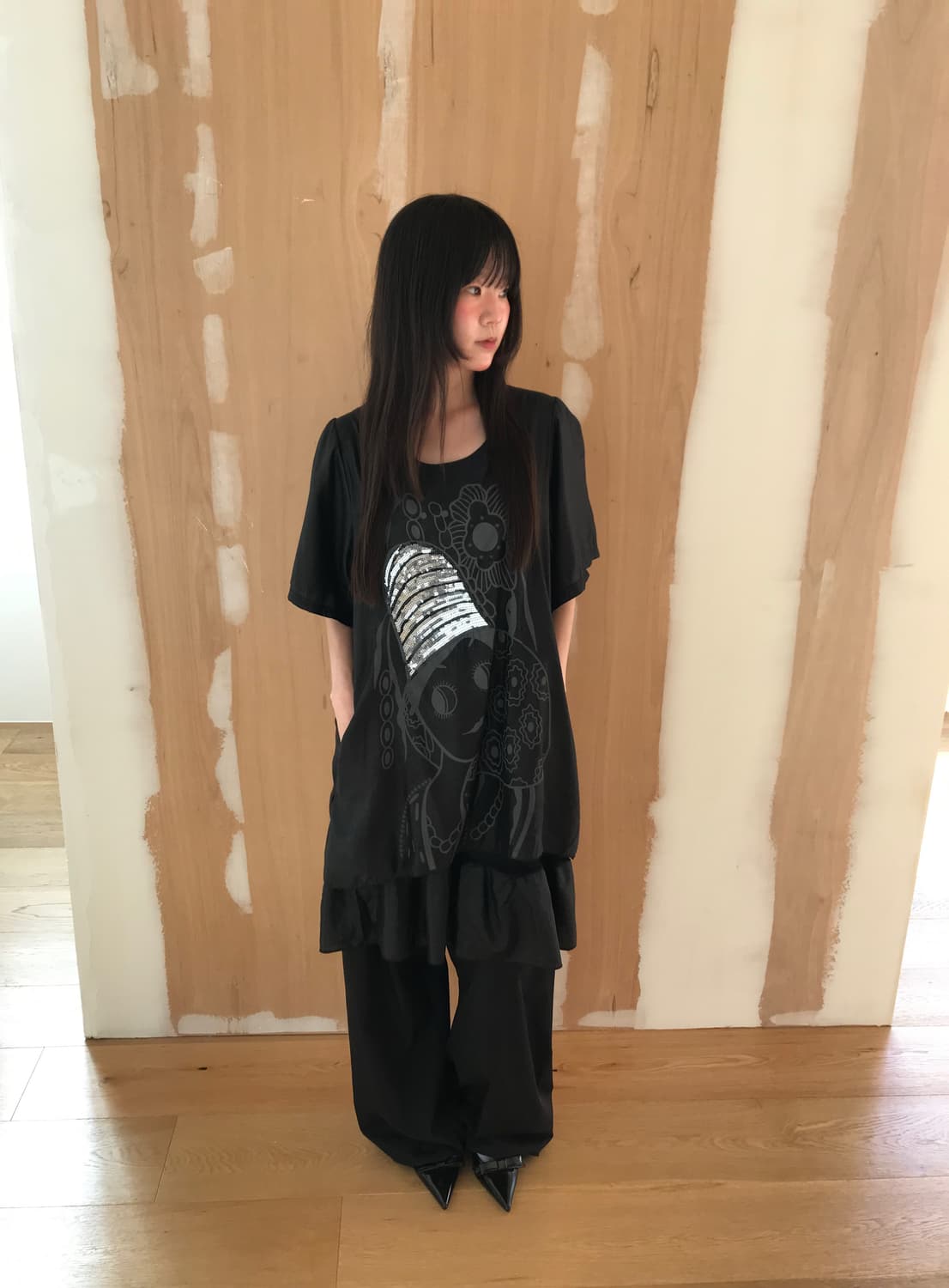 vintage pattern pocket one-piece 상품이미지4