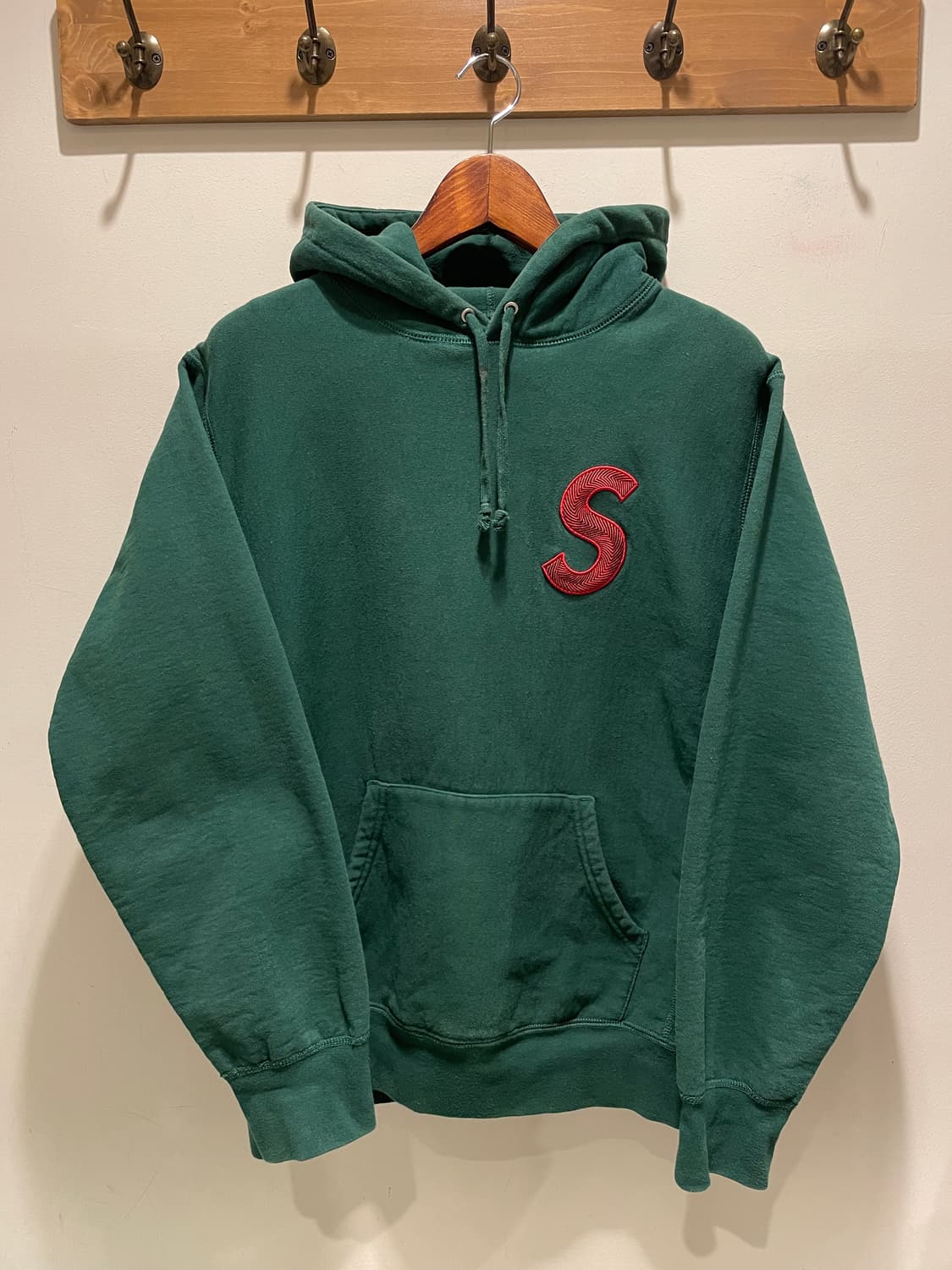 슈프림 2018 S 로고 후드티 L 상품이미지1