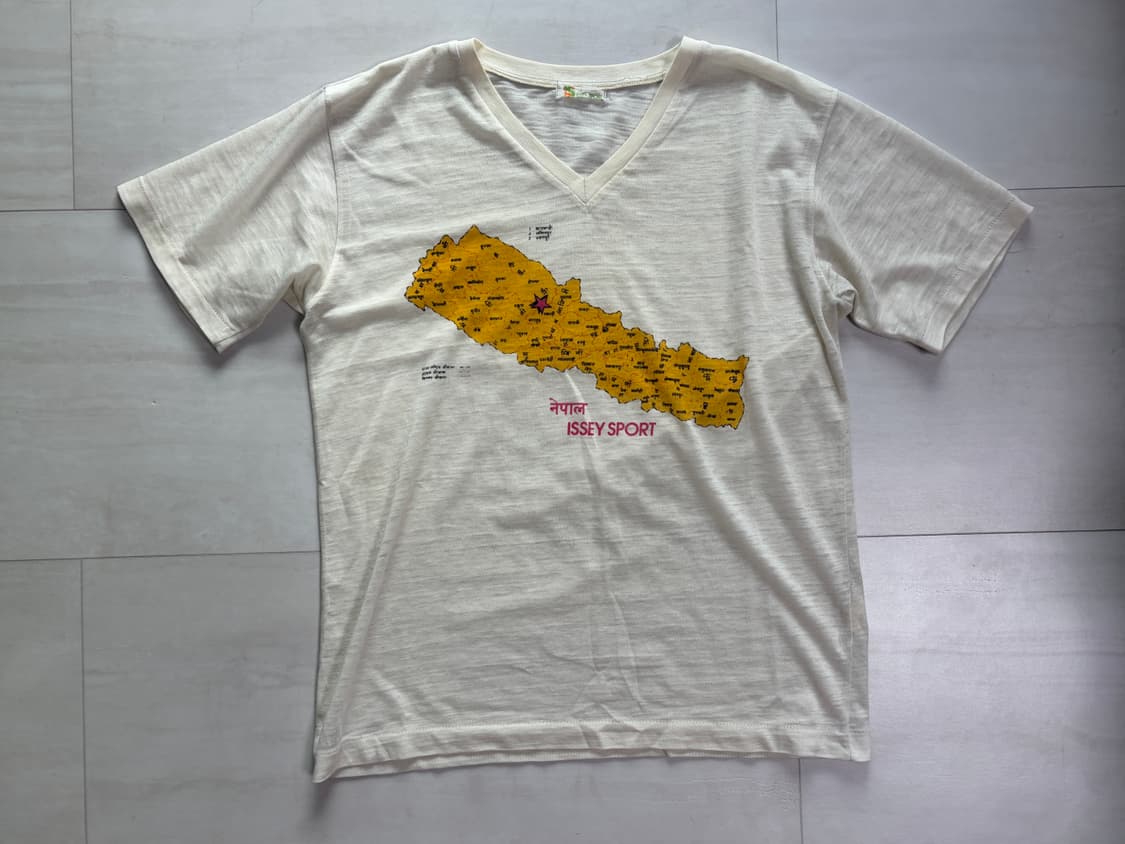 80s issey miyake nepal t shirt 상품이미지1