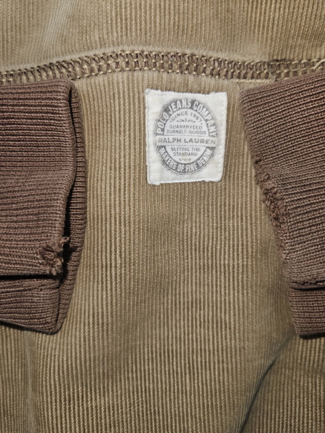 폴로 진스 컴퍼니 코듀로이 플리스안감 후드집업 ( XL ) / 10299 상품이미지10