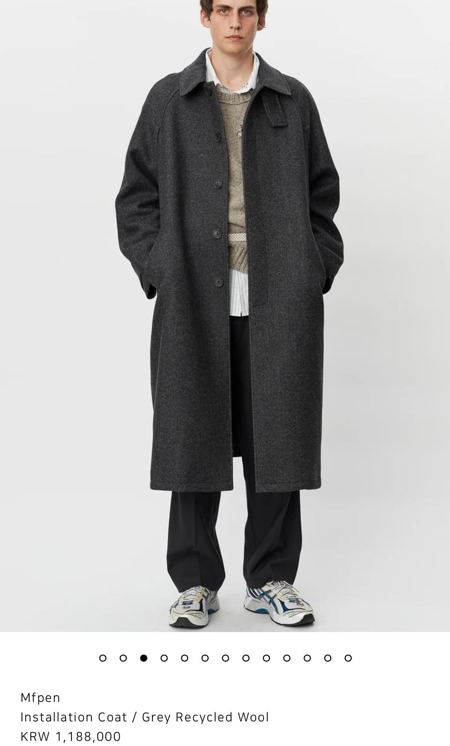 mfpen 코트 리사이클 wool  상품이미지2