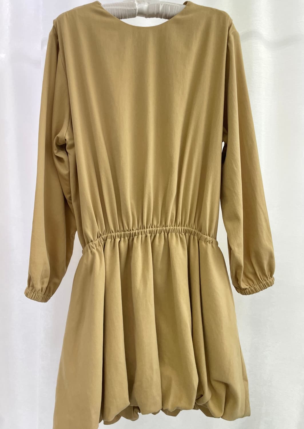 분더캄머 Back Cross Mini Dress_Yellow 상품이미지5