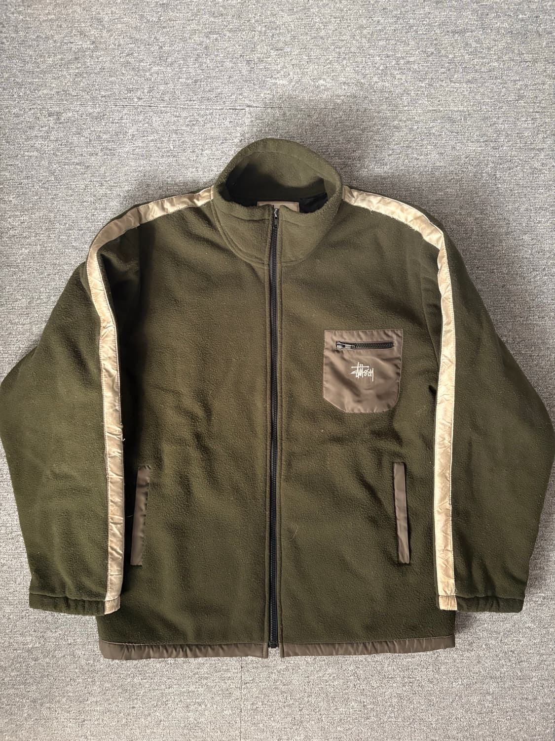 [L] 00s 올드 스투시 플리스 자켓 상품이미지1