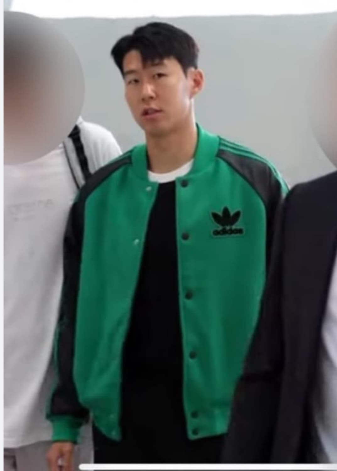 [XXL]아디다스 오리지날 손흥민 바시티 자켓 그린 상품이미지1