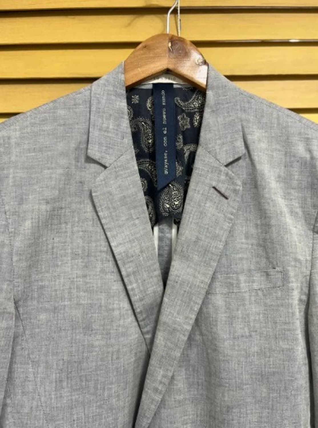 지오송지오 남성 그레이코튼린넨자켓 105 상품이미지1