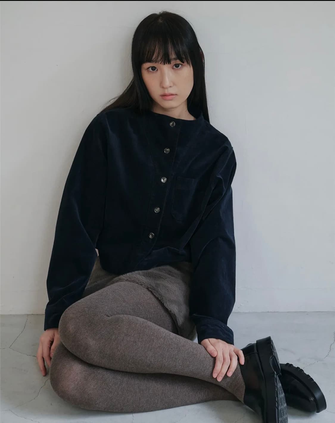 Peep (피이이피) 코듀로이 보잉 셔츠 자켓 (3colors)_네이비 상품이미지2