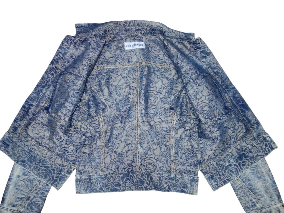 • 이세이미야케S/S2007 자카드 워븐 ‘Roses’데님 셋업 상품이미지6