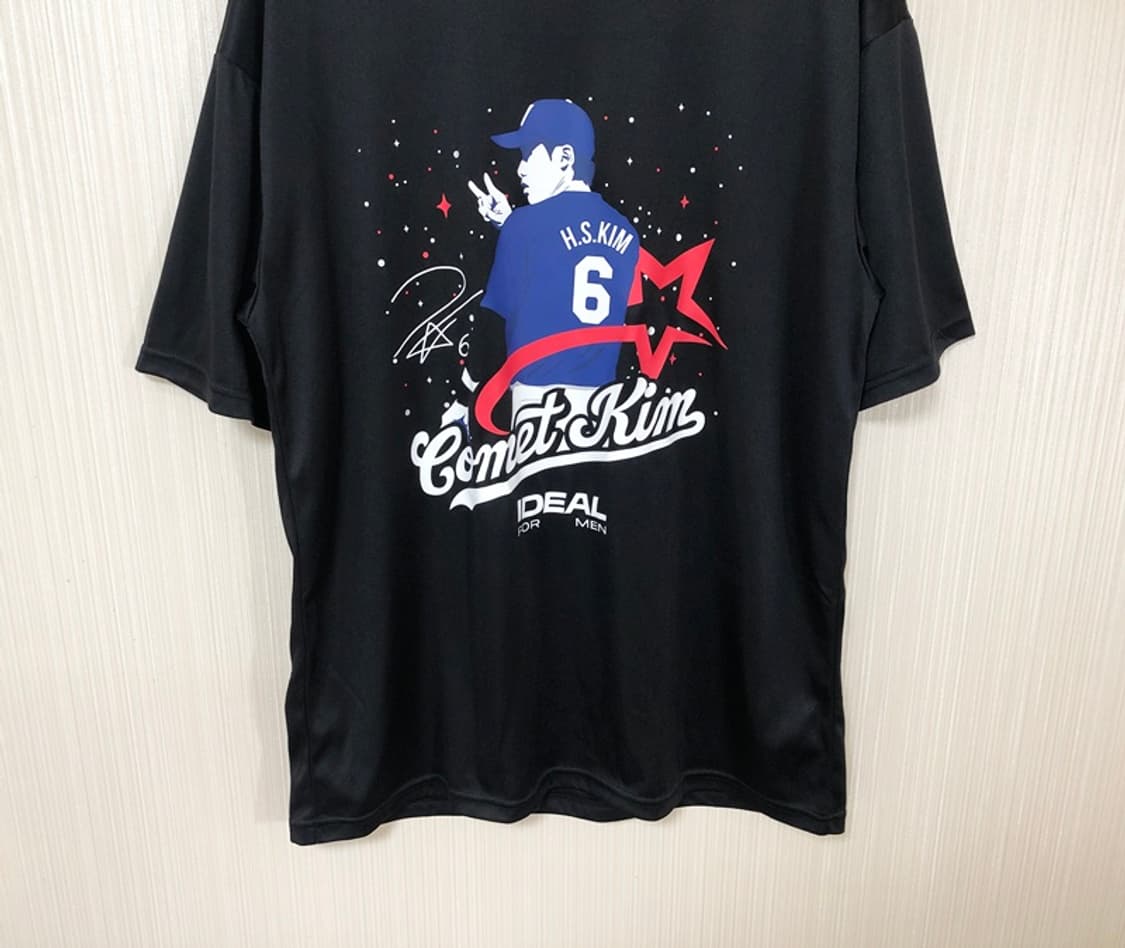 아이디얼포맨X김혜성 한정 코멧킴 플레이어티셔츠 F #6 상품이미지4