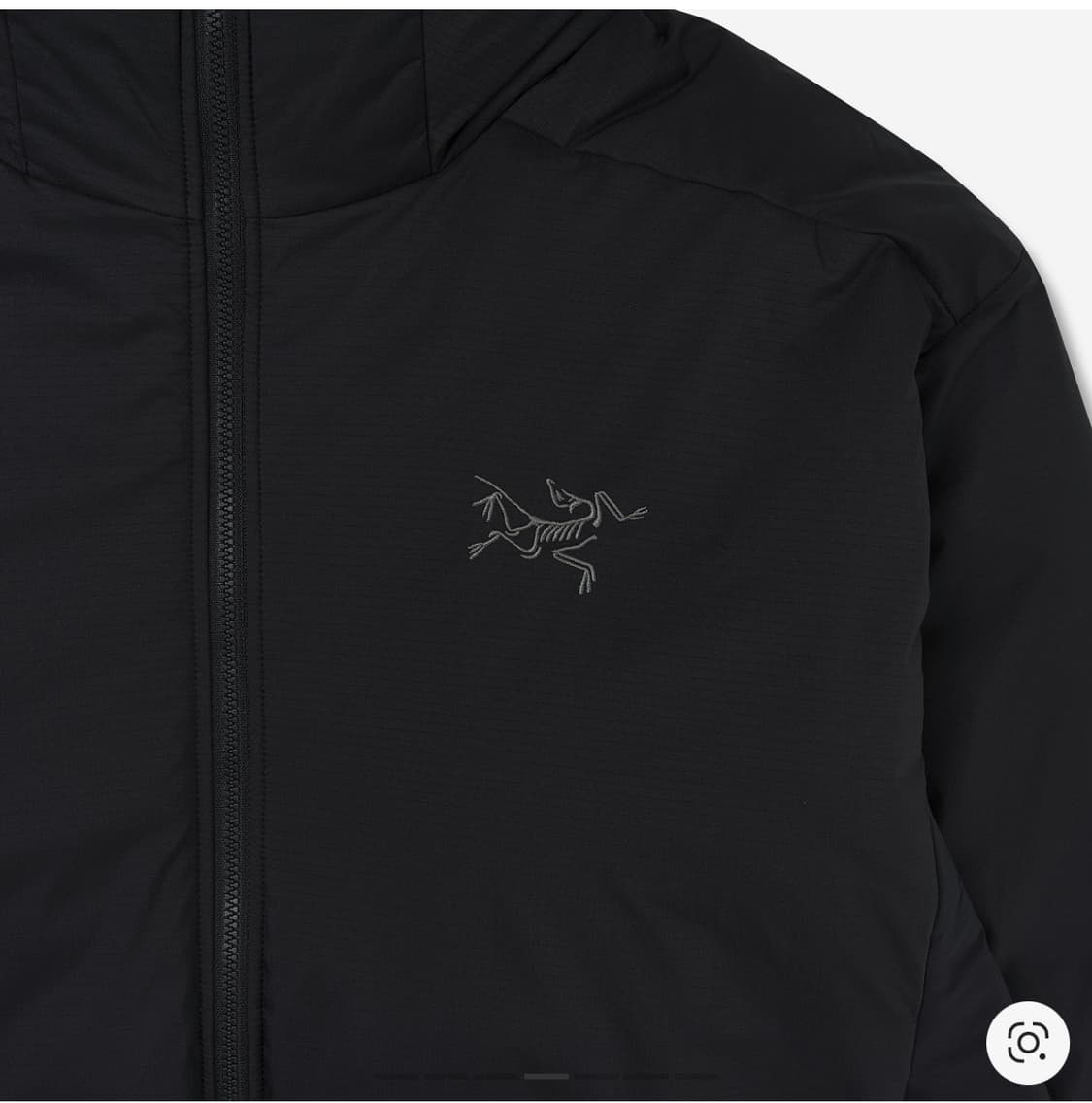 아크테릭스 아톰 SV 후디 블랙 M size 판매 상품이미지4