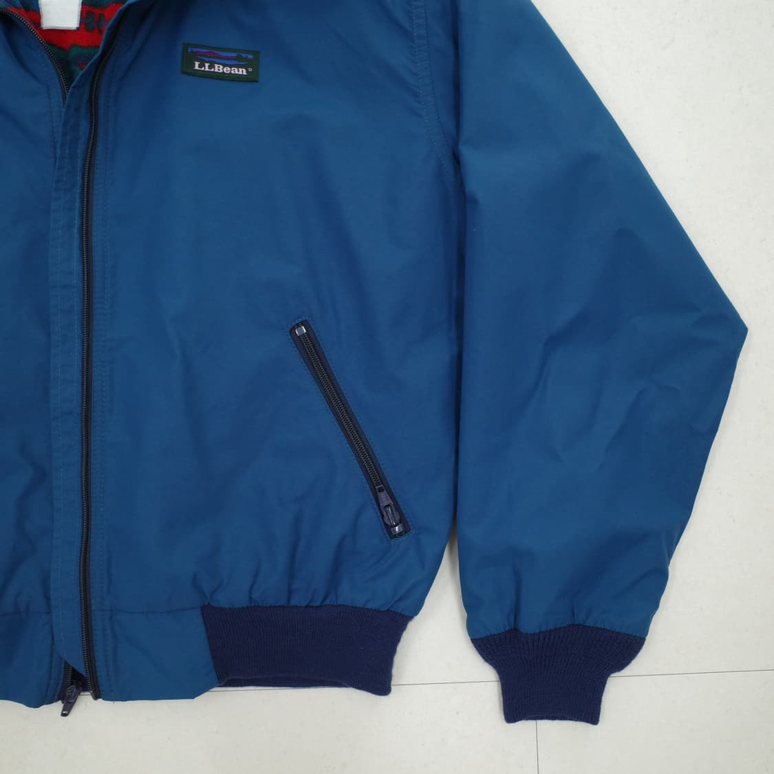 L.L.Bean 아즈텍 네이티브 플리스안감 쓰리시즌 자켓 (90s)  상품이미지3