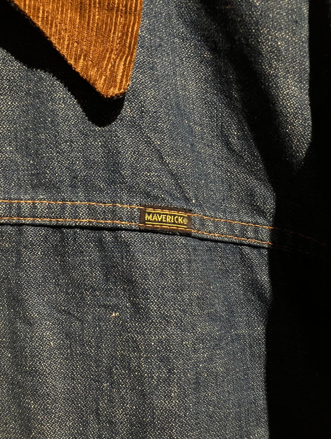 70s USA 빈티지 랭글러 매버릭 셰르파 데님 자켓 상품이미지5