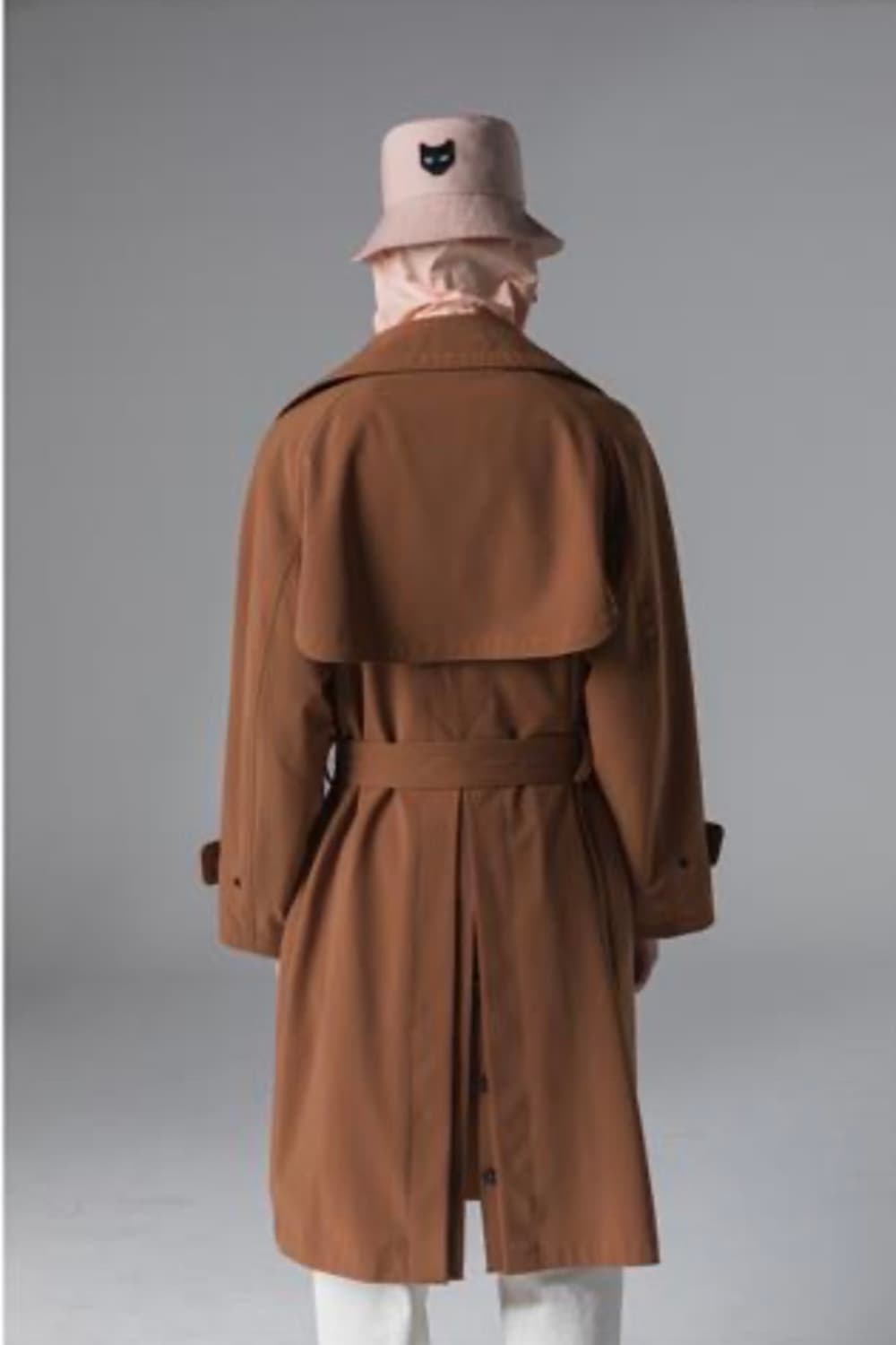 송지오 히든 트렌치코트 카멜 100(48) 상품이미지3