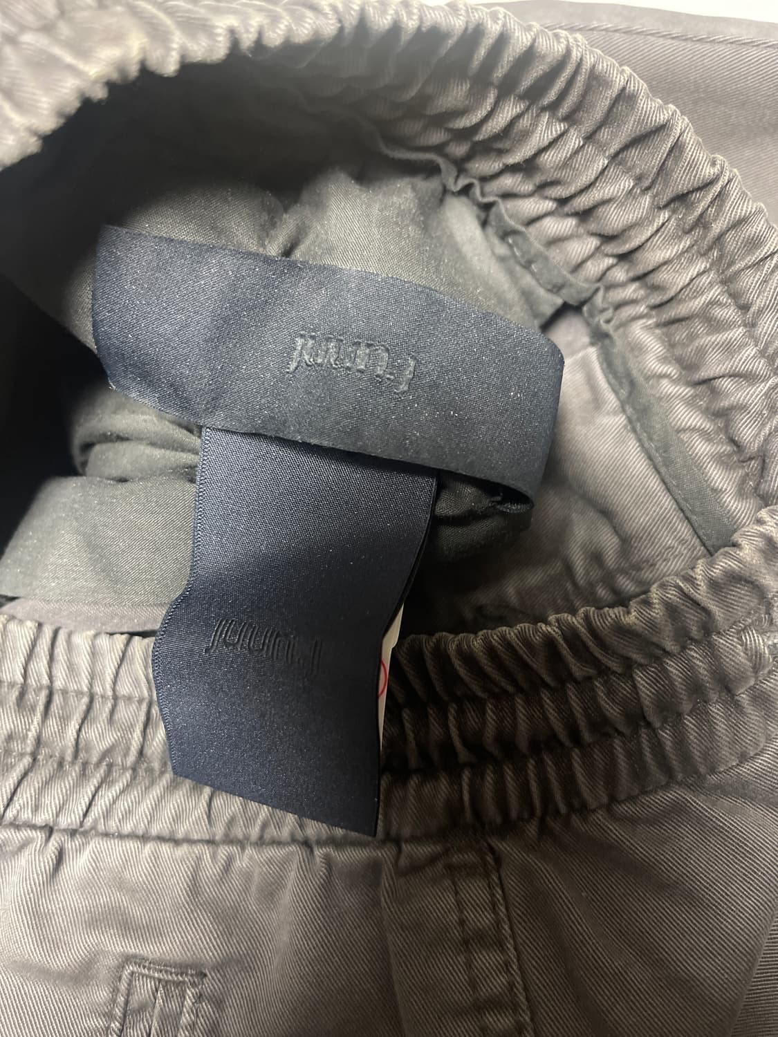 준지 지퍼 디테일 조거 팬츠 048 상품이미지5