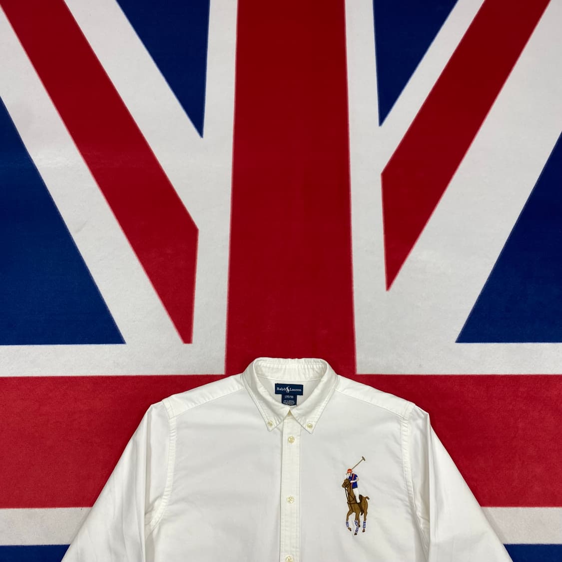 폴로 빅포니 셔츠 실측 S  상품이미지2