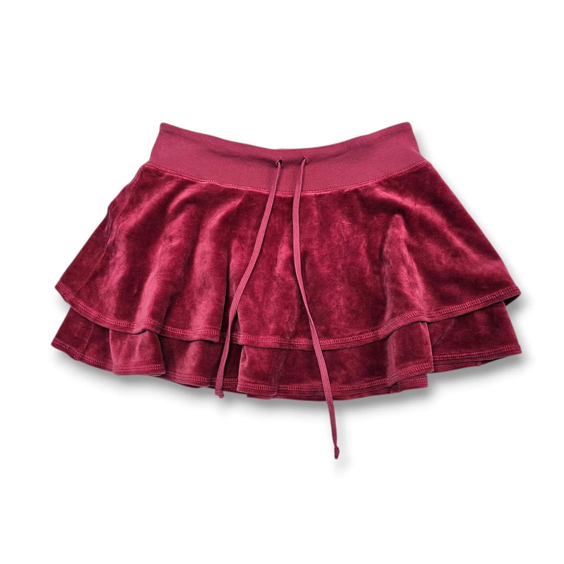 S Juicy Couture 프릴 치마 셋업 와인 상품이미지7