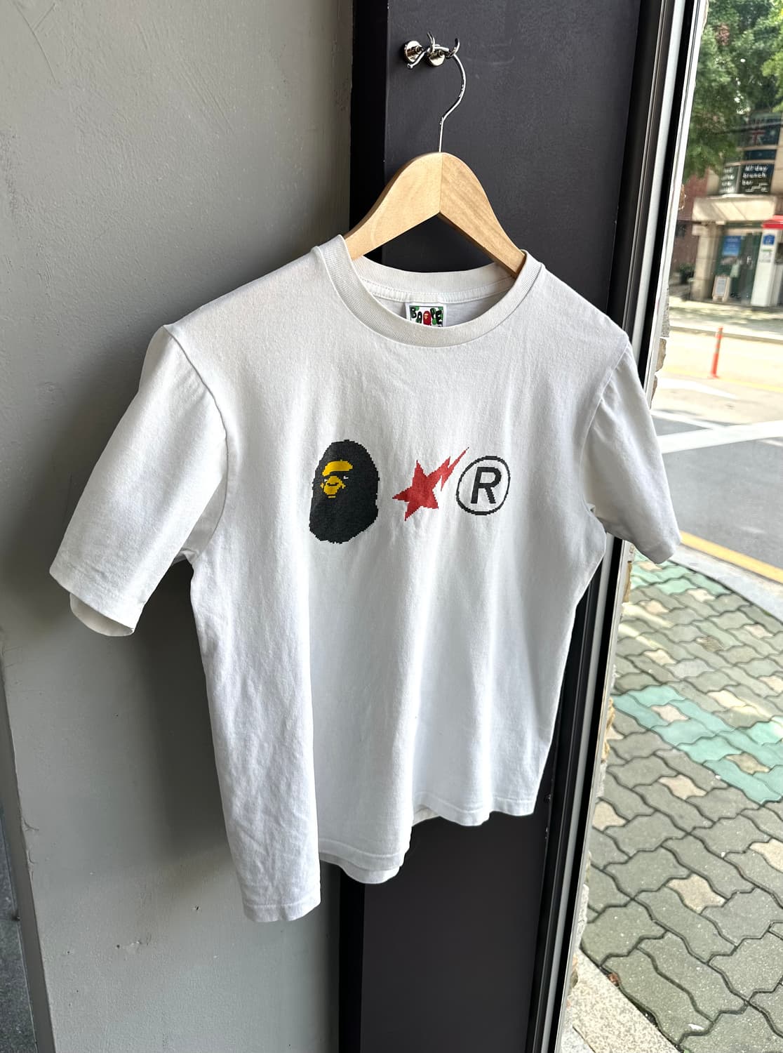 S/ 베이프 8bit 로고 티셔츠 상품이미지2