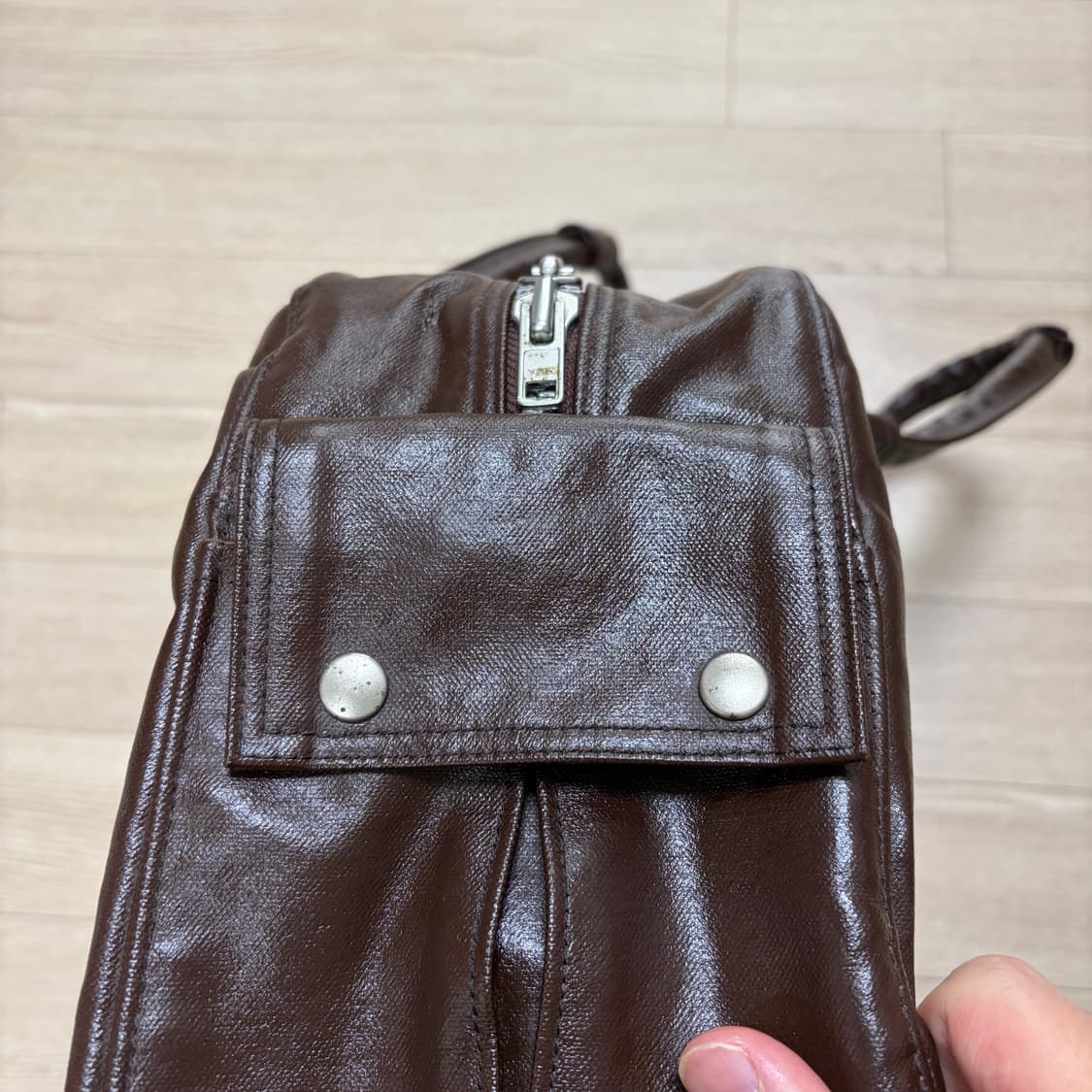 요시다포터 porter 프리스타일 보스턴백 브라운 상품이미지5