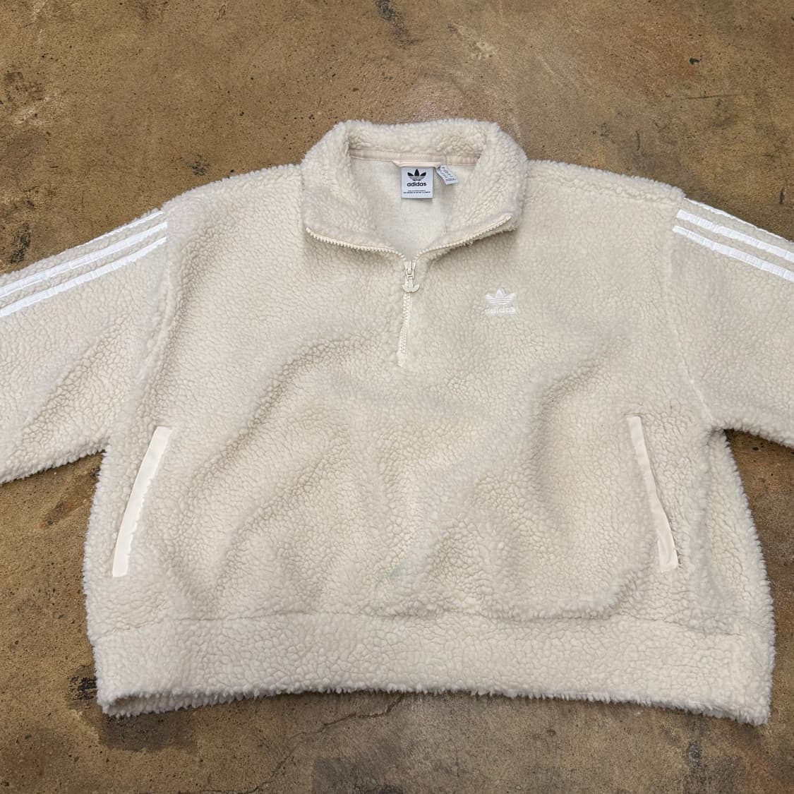 아디다스 후리스 양털 반집업  상품이미지3