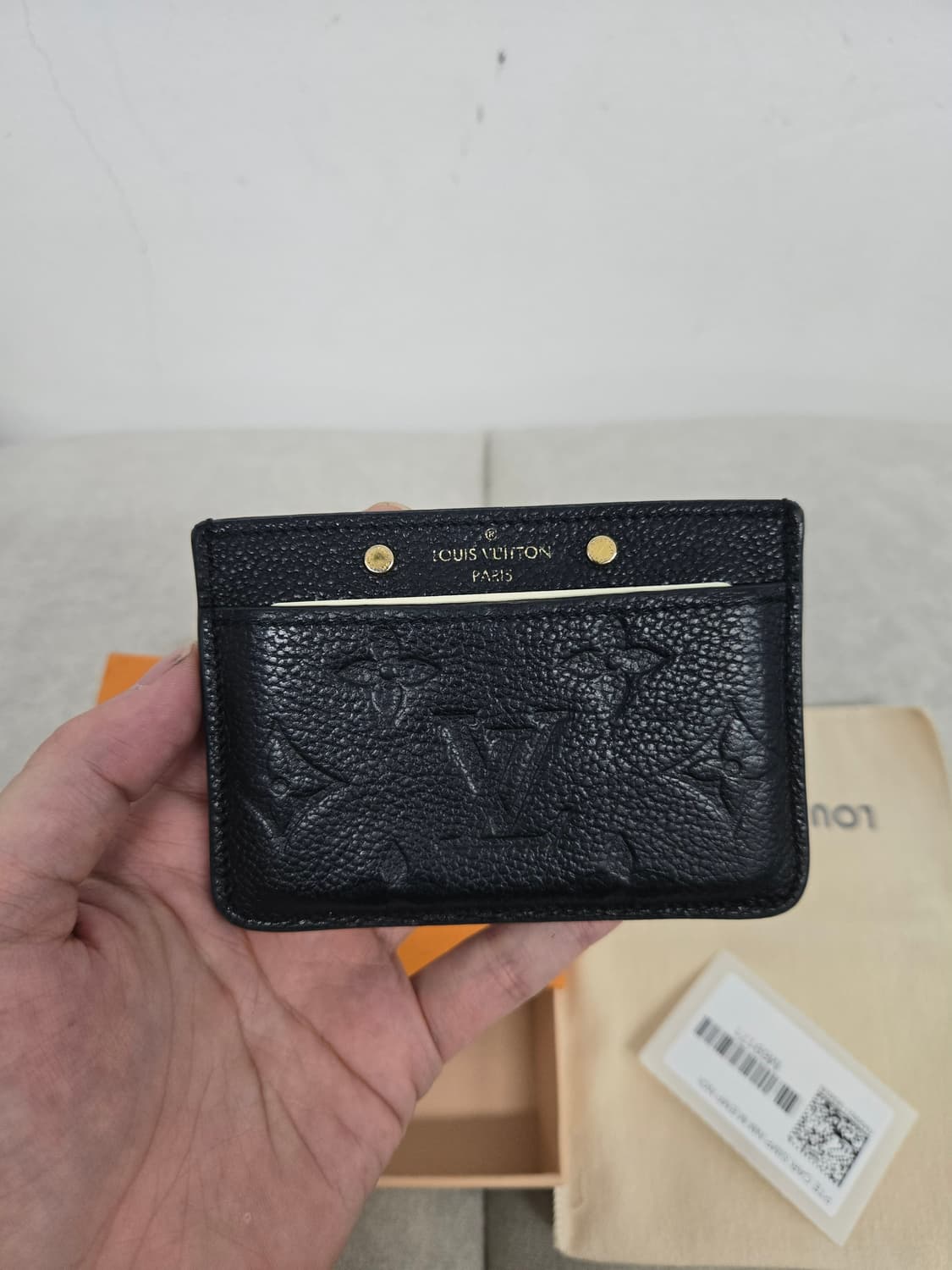 [보증서 정품]루이비통 앙프렝뜨 카드지갑 상품이미지1