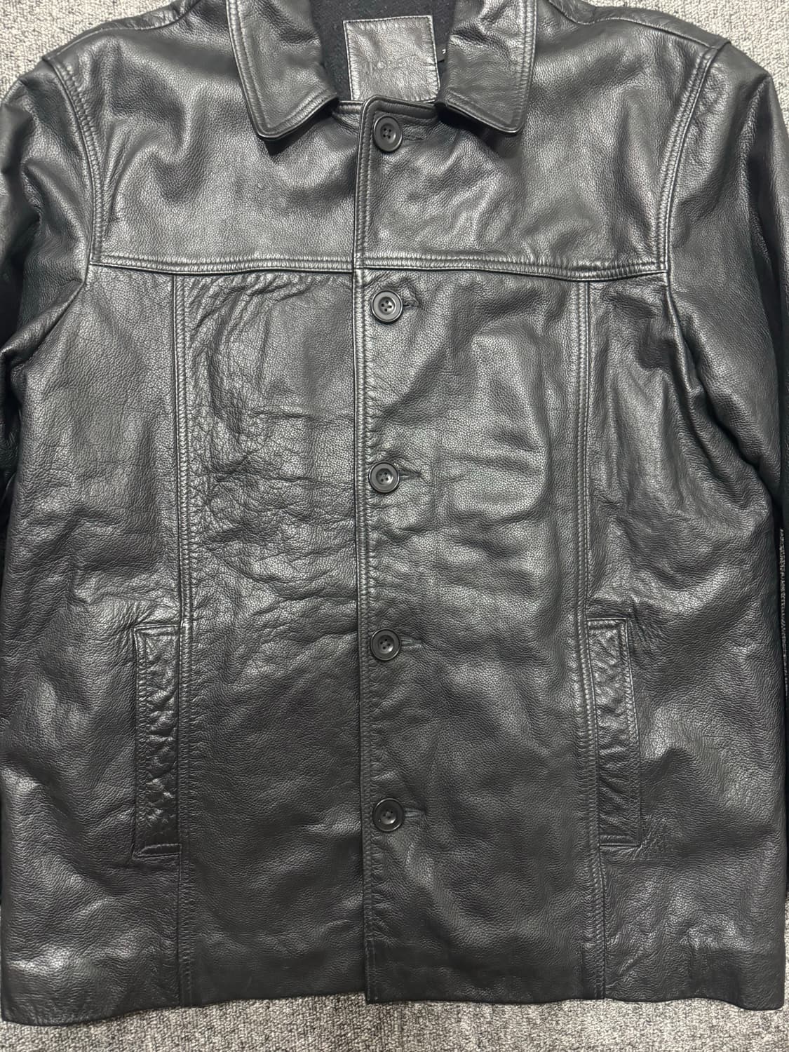 올드 재이크루 카우하이드 레더 카코트 블랙 M 더블알엘 올드갭 상품이미지7