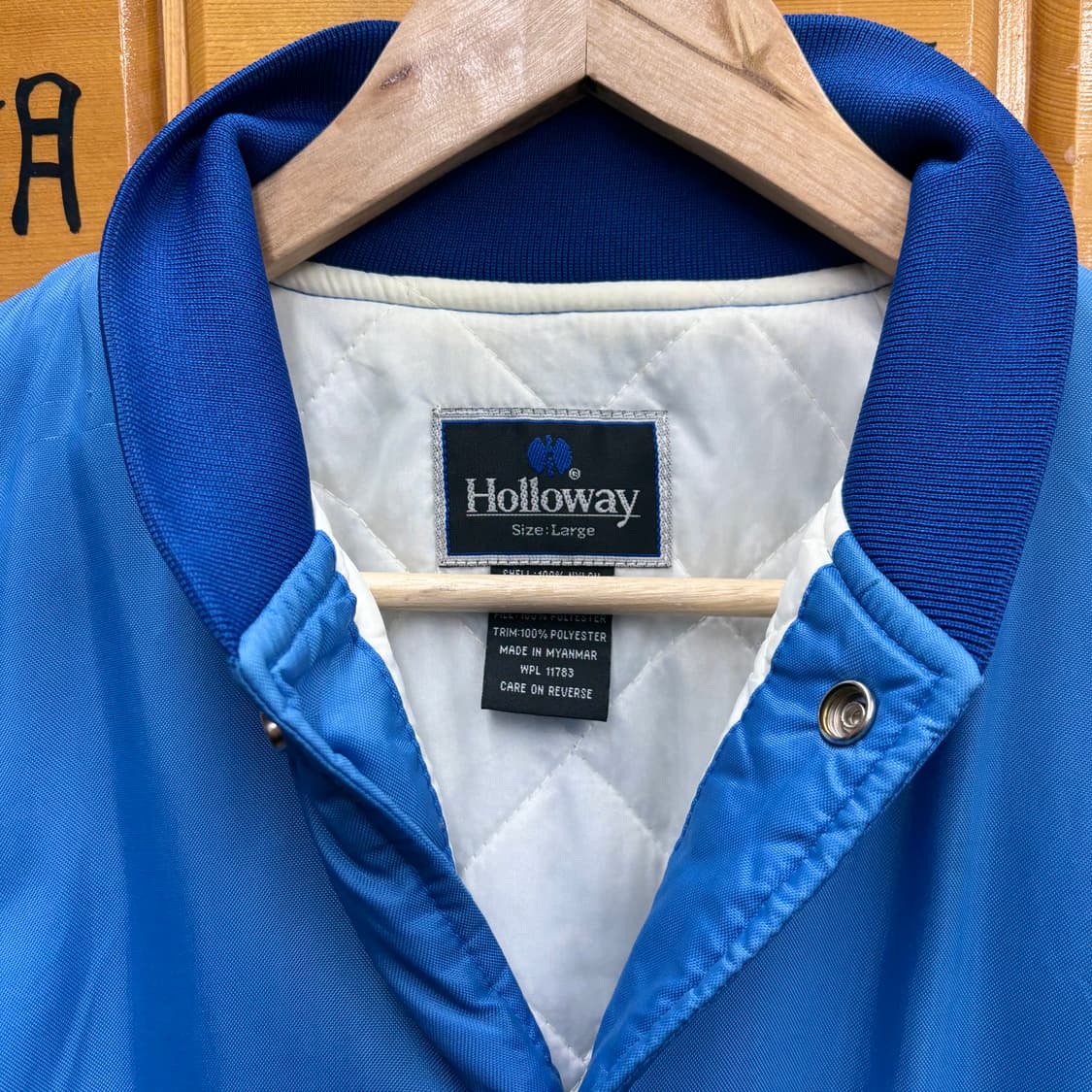 (L) 할로웨이 나일론 바시티 누빔 자켓 상품이미지6