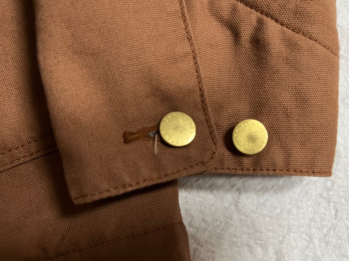 (3)언유즈드 UNUSED 덕 커버올 자켓 (브라운) 워크자켓 상품이미지5