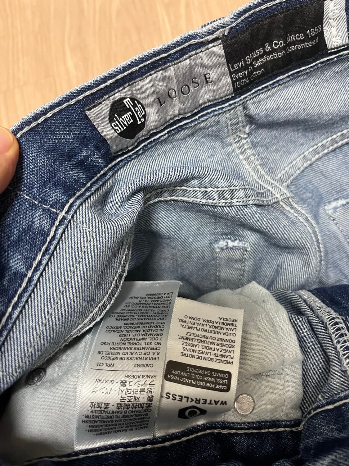 리바이스 실버탭 루즈핏 30x32 상품이미지5