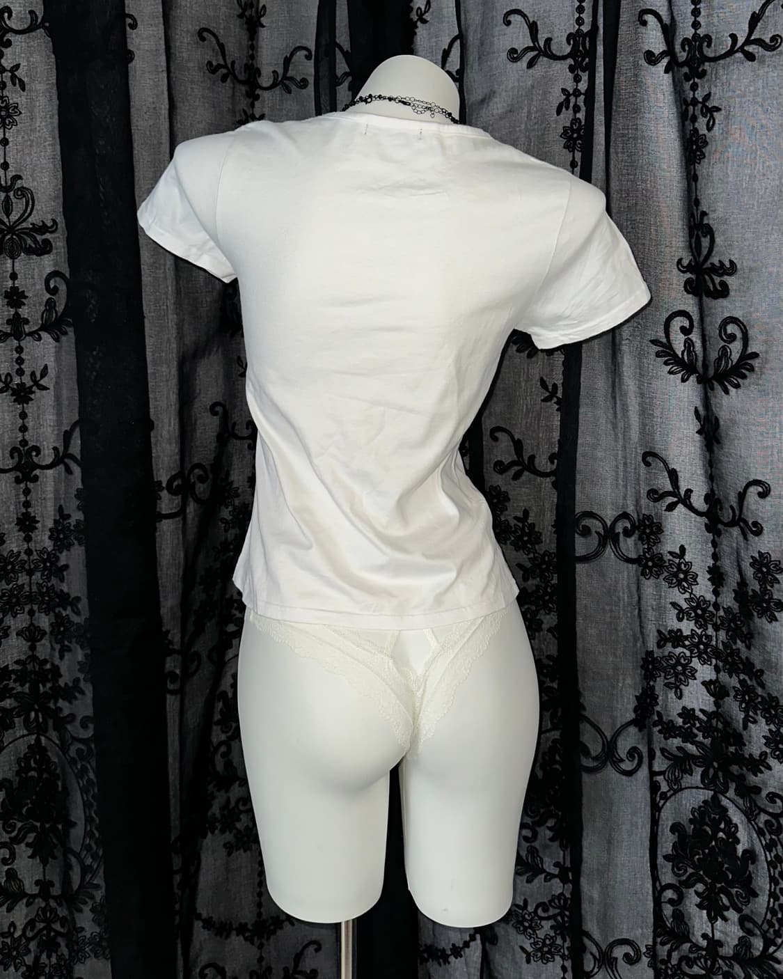 Mint punk lettering short-sleeved 상품이미지3