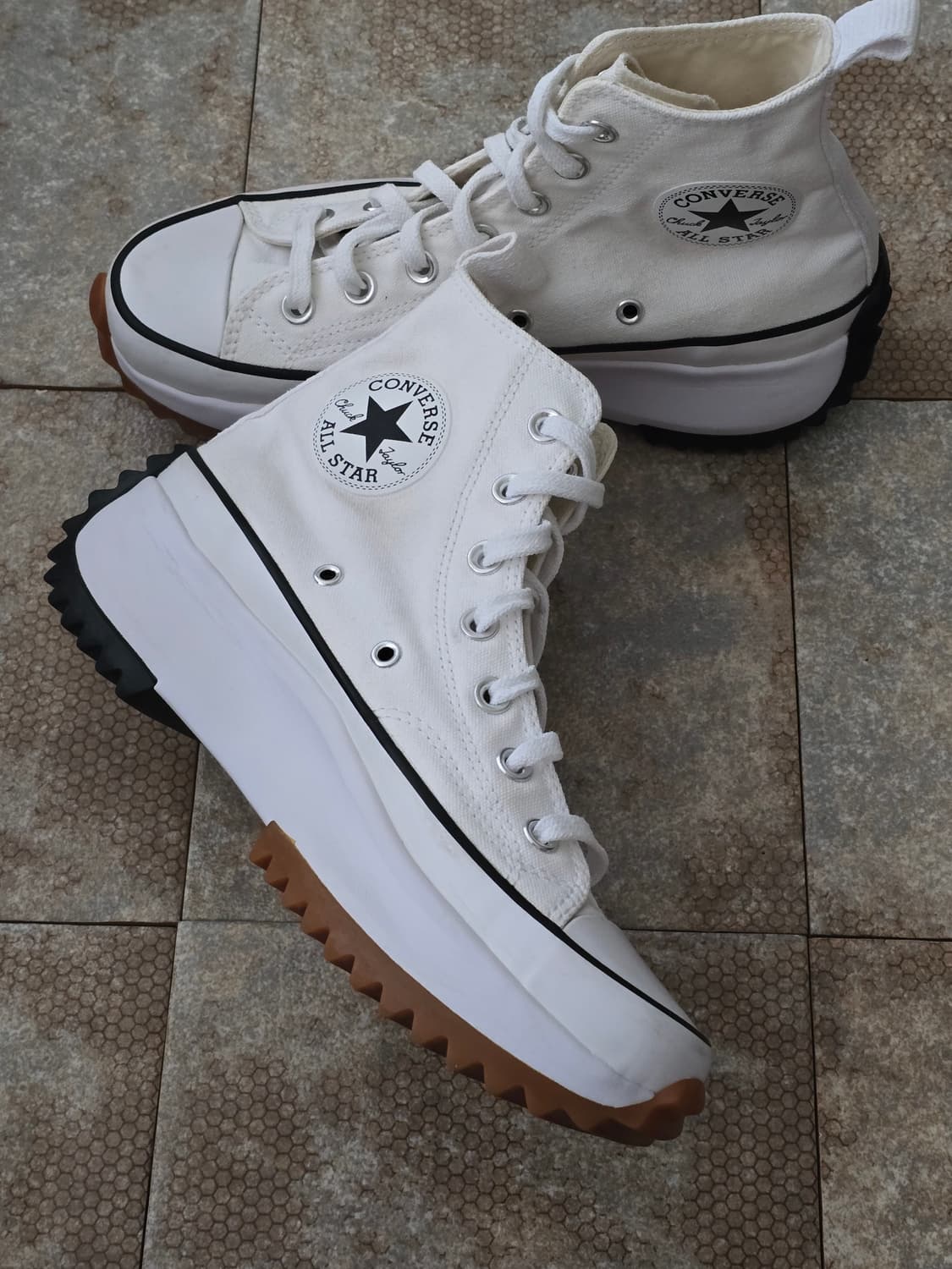 (240)컨버스 런스타 하이크 하이 화이트 상품이미지5