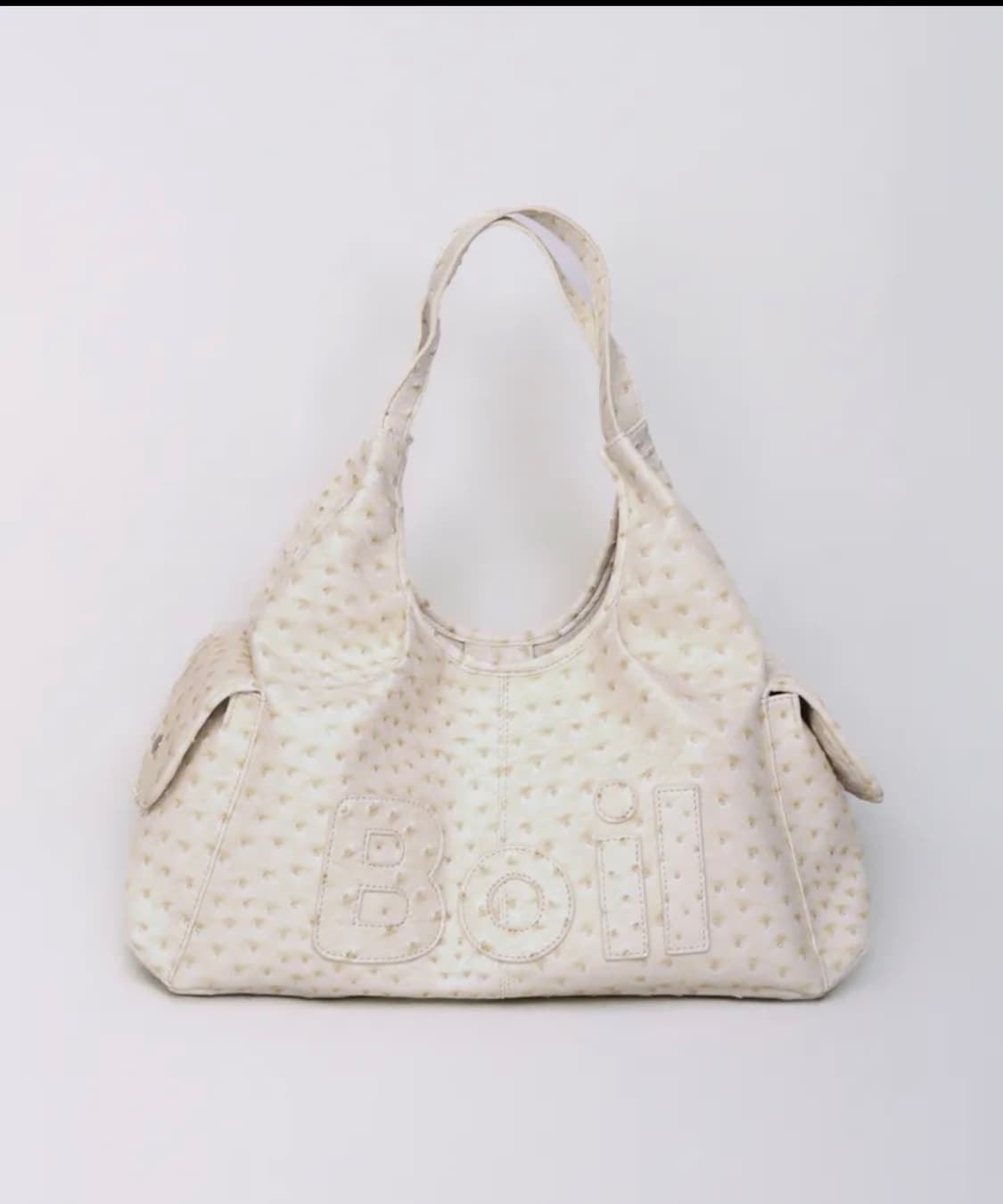 보일테일 메간백 ostrich banana 상품이미지1