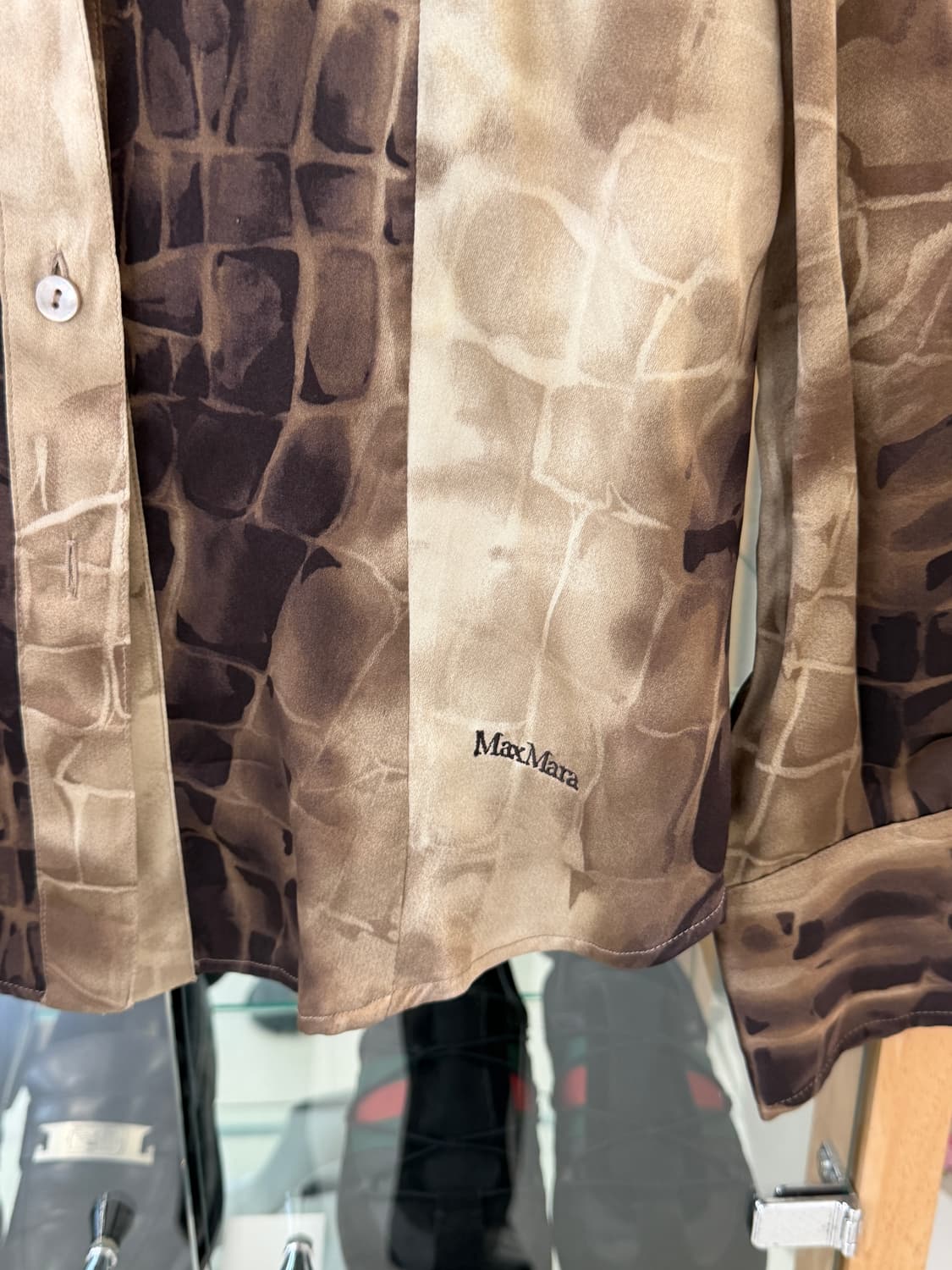 silk tie blouse  상품이미지4