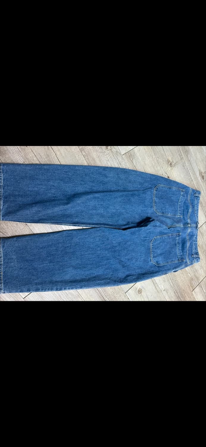 Art if acts 원턱 커브 데님 인디고 L 상품이미지5