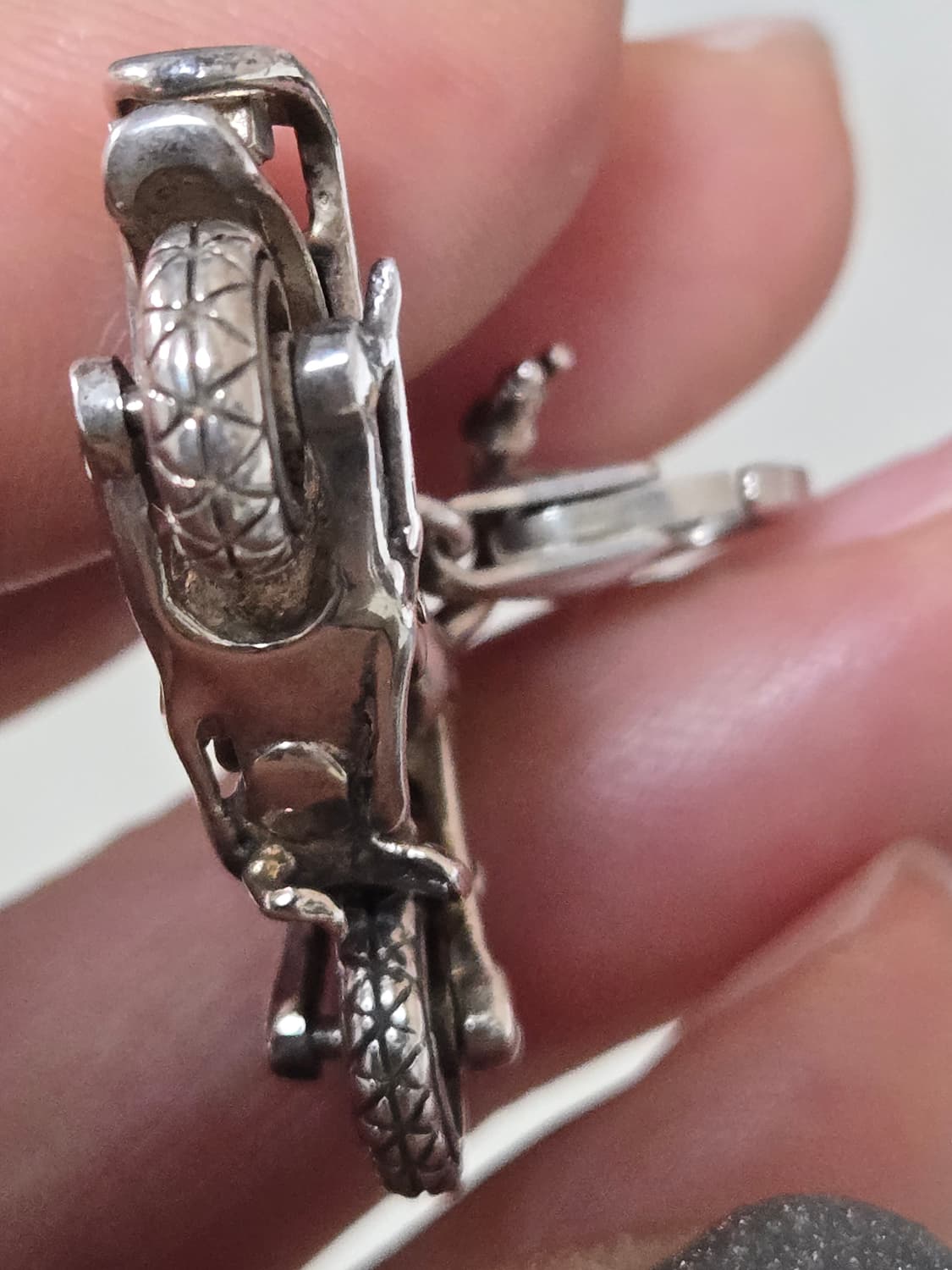 925 실버 빈티지 바이크 펜던트 / 미니 모터사이클 참 상품이미지7