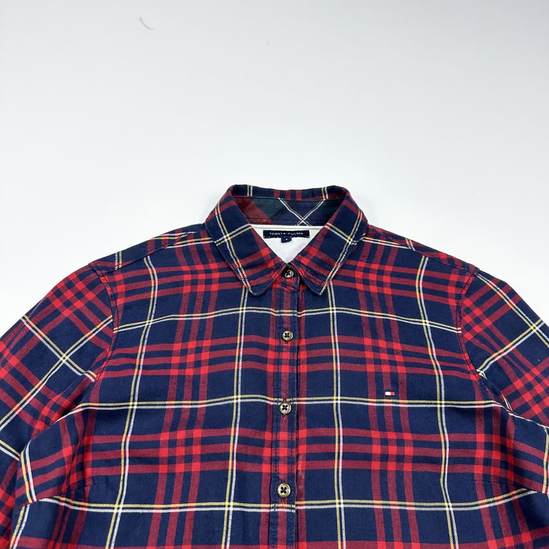 타미힐피거 플래그 타탄 체크셔츠 (XS 여성추천) 상품이미지1