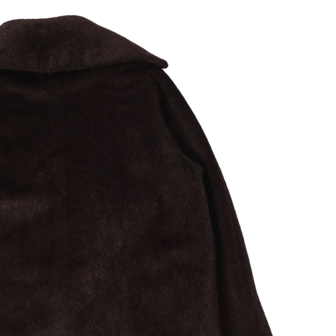 막스마라 브라운 알파카 울 코트 상품이미지5