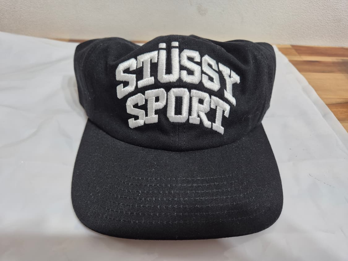 스투시 미드 뎁스 스포츠 스냅백 블랙 새제품 상품이미지3