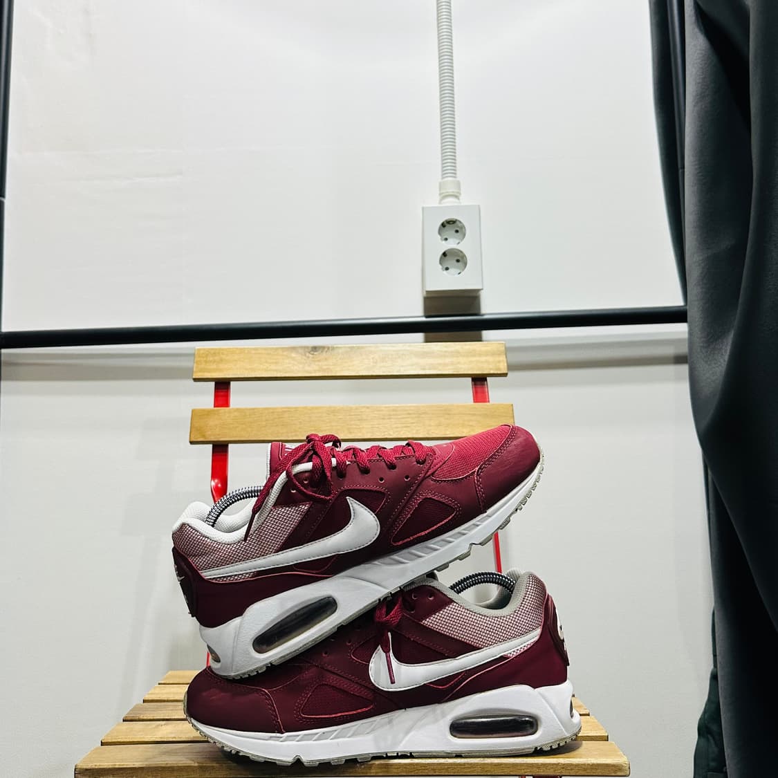 270) 나이키 운동화 남성 남자 신발 에어맥스 SC 버건디 상품이미지7
