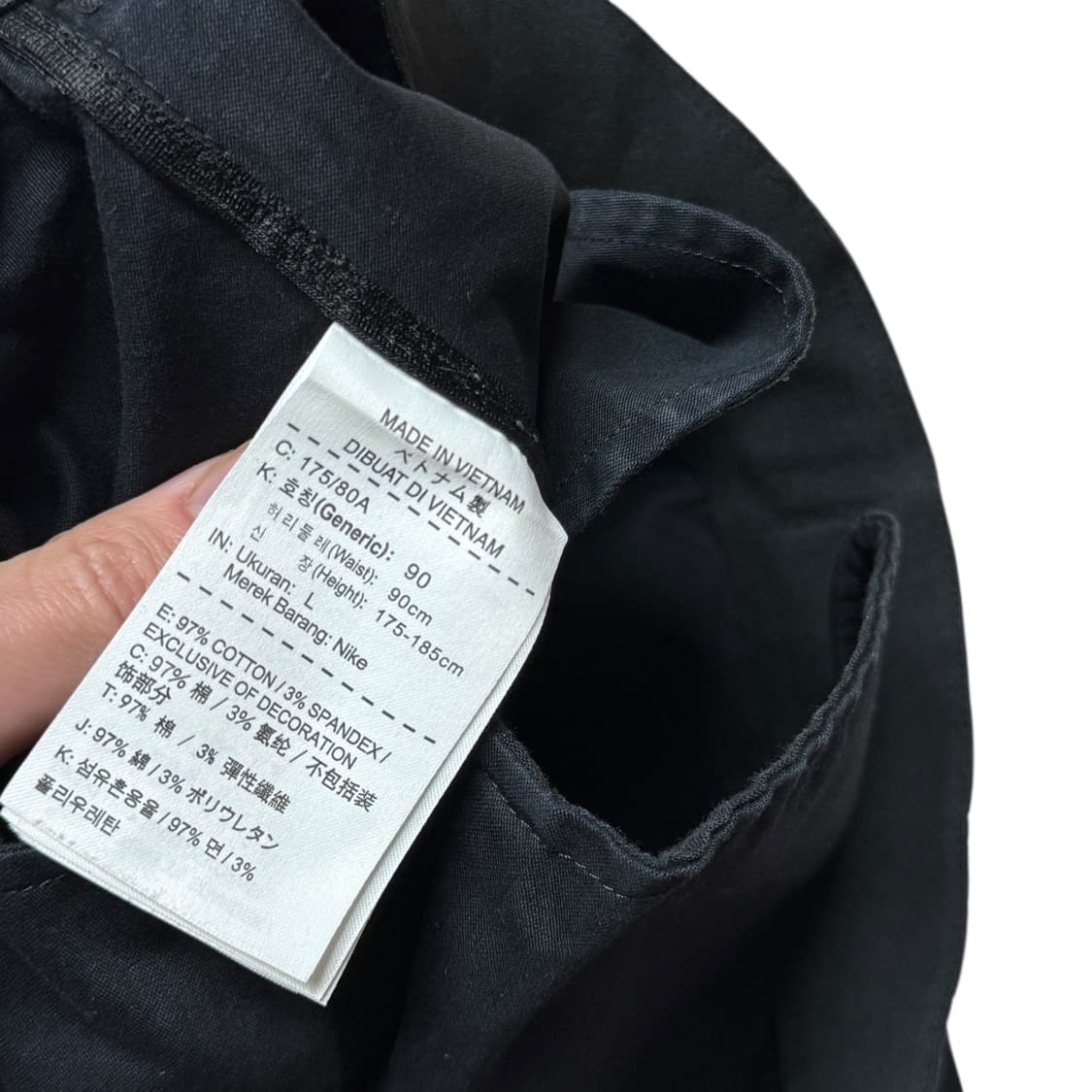 나이키 테크 카고 팬츠 블랙 L사이즈 상품이미지4